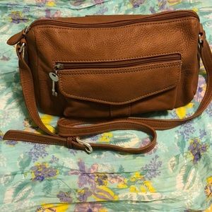 Fossil 1954 Brown Leather Shoulder bag